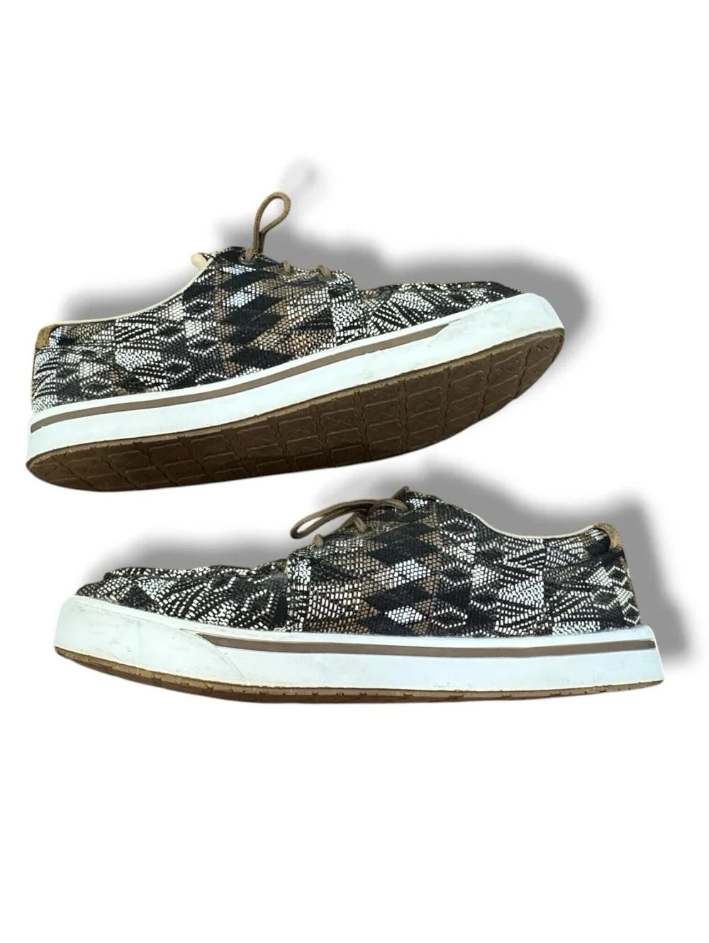 Twisted X Black Multi Kicks Lace Up Sneaker Aztec Casual MCA0044 Men’s Size 11